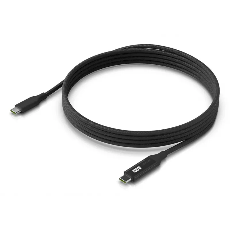 USB laidas Ubiquiti UACC-Cable-USB-100W-2M-BK 2m USB C juodas pilkas