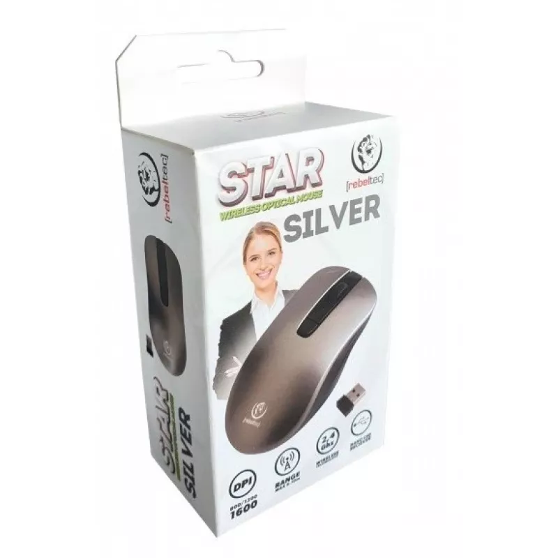 Optinė belaidė pelė Rebeltec RBLMYS00058 USB