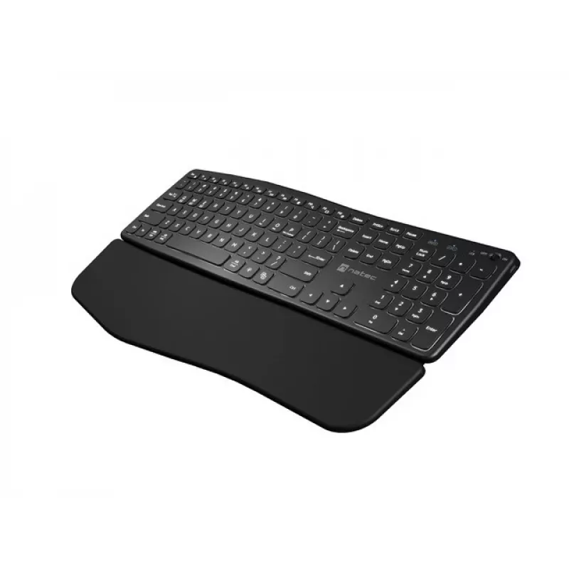 NATEC PORIFERA klaviatūra Namai/Biuras Bluetooth QWERTY US International Juoda