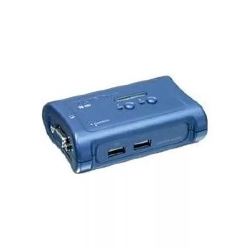 „TRENDnet“ 2 prievadų USB KVM jungiklio ir kabelių rinkinys, 2048 x 1536 skiriamoji geba, įrenginių stebėjimas, automatinis nuskaitymas, garsinis grįžtamasis ryšys, USB 1.1, suderinamas su