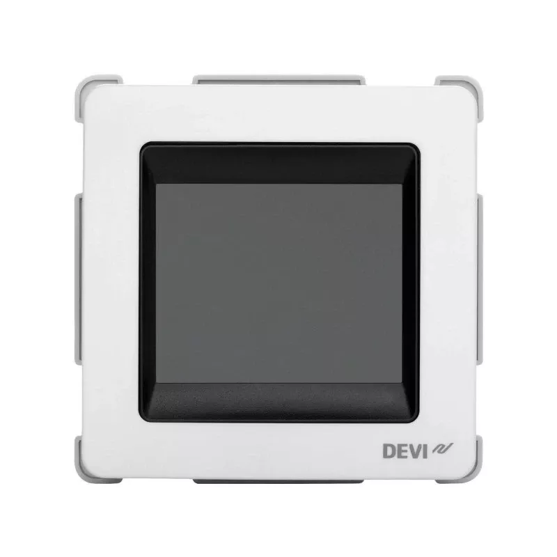 Termostatas DANFOSS DEVI UP 140F1065 lietiminis ekranas, 16A, lubinis/sieninis valdymas