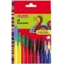 Flomasteriai Herlitz 08649238 įvairiaspalviai 20 vnt. 2 mm storio
