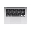 „MacBook Air 15“, sidabrinis, M4 (10 branduolių CPU / 10 branduolių GPU), 16 GB, 512 GB, vokiška klaviatūra, 35 W dvigubas USB-C maitinimo adapteris, MW1H3D/A