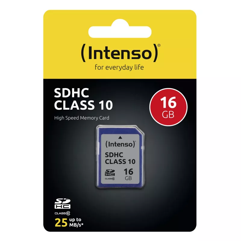 Atminties kortelė Intenso 16GB SDHC Class 10 3411470