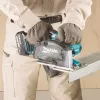 Makita DCS552RTJ nešiojamasis diskinis pjūklas 13,6 cm juodos, mėtinės spalvos 3600 aps./min.