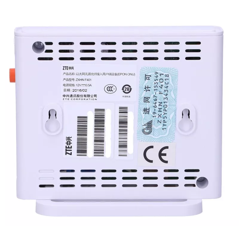ONT ZTE ZXA10 F401, 1x EPON, 1x RJ45 1000Mb/s