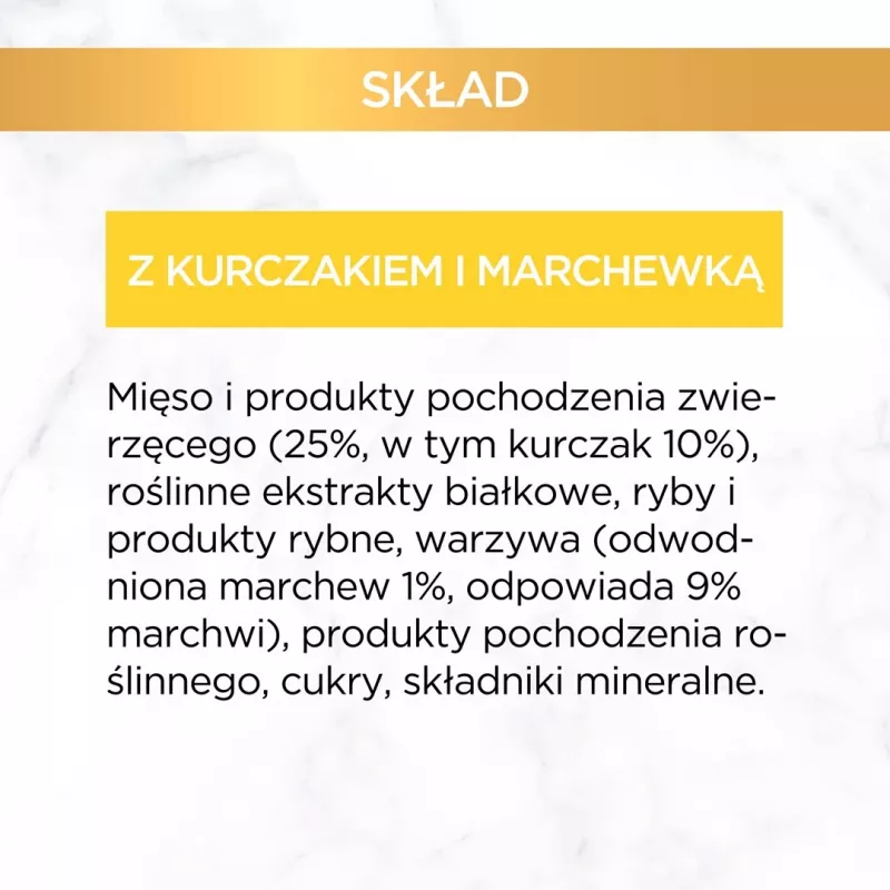 GOURMET GOLD - Sotusis pyragėlis su vištiena ir morka 85g