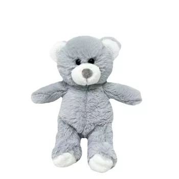 Minkštas žaislas TULILO Teddy Bear Mascot Olus 15 cm pilka pliušinė figūrėlė