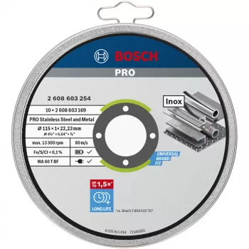Bosch 2 608 603 254 kampinio šlifuoklio priedas Pjovimo diskas