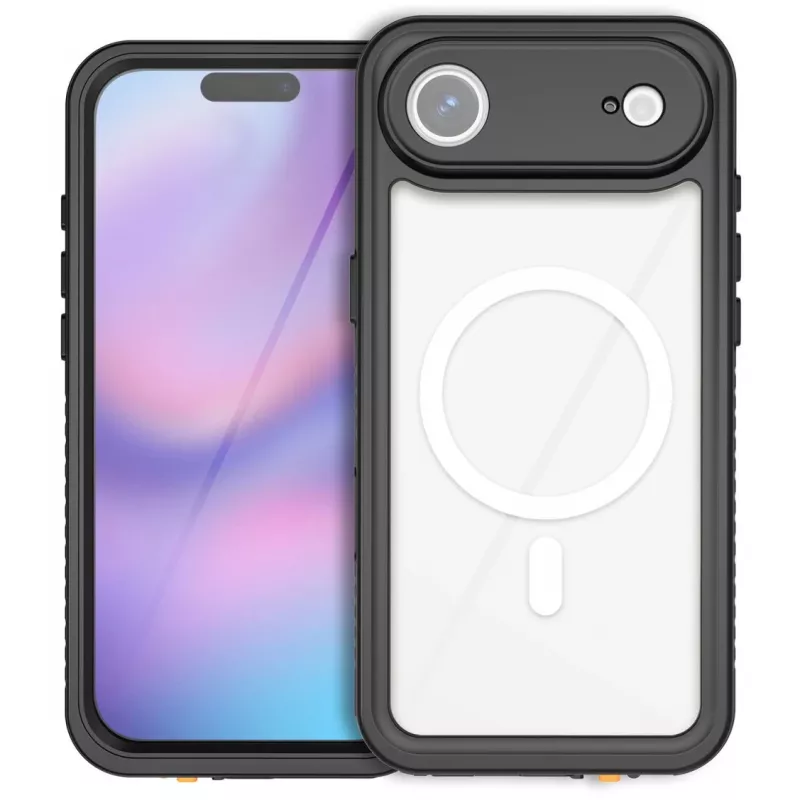 Dėklas 4smarts iPhone 17 Air 16,8 cm Juodas permatomas
