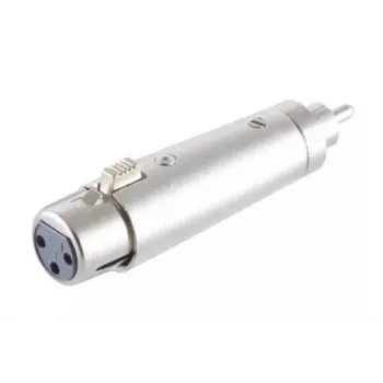 Microconnect XLRFG laido jungčių adapteris XLR (3 kontaktų) RCA sidabrinis