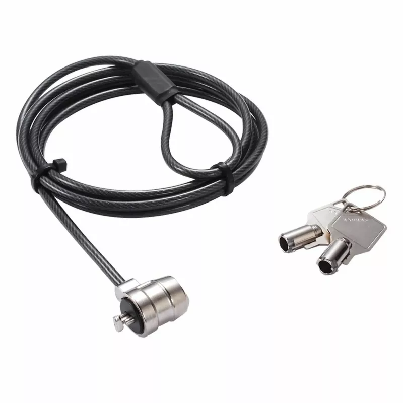 Dicota Security Cable T-Lock Base, su raktu, 3x7 mm lizdas