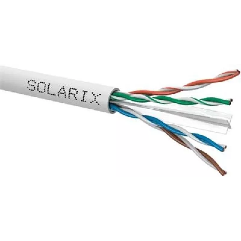 Solarix CAT6 UTP PVC Eca montavimo kabelis 305 m