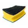 Sponge VILEDA Rectangular Fiber, hand-wash, Geltona/Juoda/blue, pack of 3