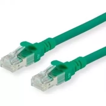 ROLINE - Pataisymo kabelis - RJ-45 (V) į RJ-45 (V) - 5 m - UTP - CAT 6 - be halogenų, lietas, vytos gyslos - žalias (21.15.2535)