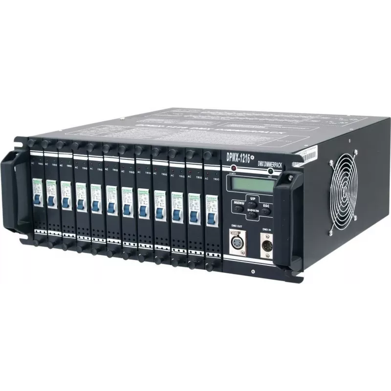 Apšvietimo dimerių paketas EUROLITE DPMX-1216 16 kanalų DMX dimeris, 230V