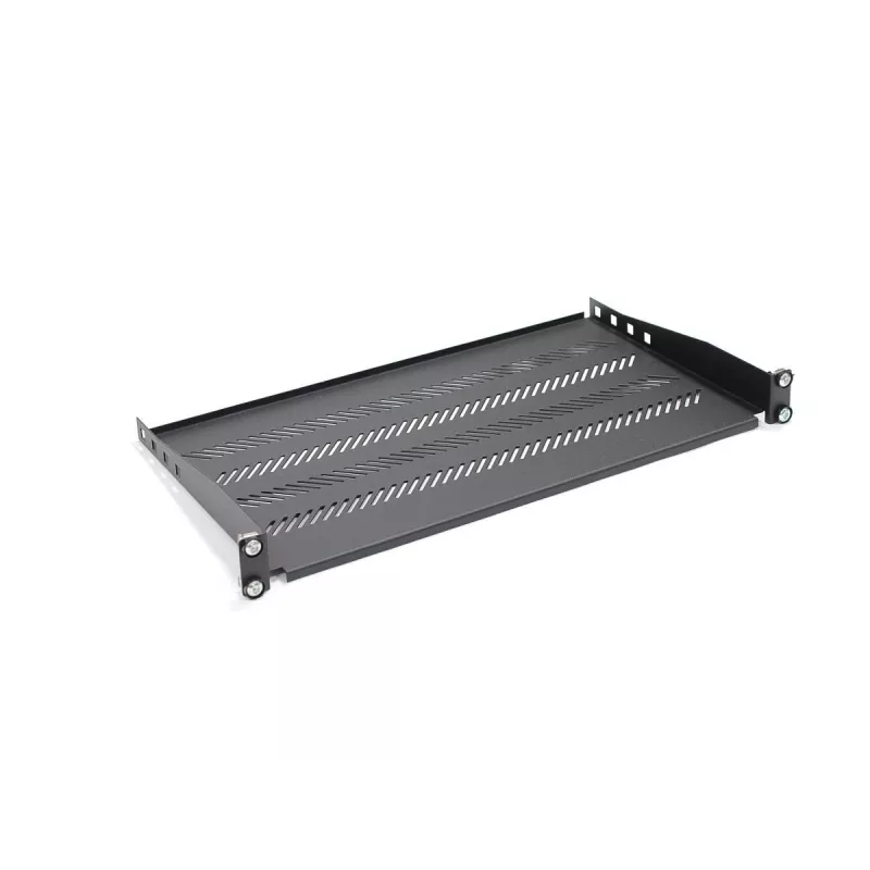 Lentyna DIGITUS 1U fiksuota 250 mm gylio 19 colių stovams, 15 kg keliamoji galia