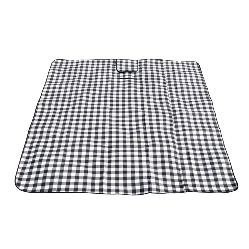 Pikniko pledas PROMIS KP250, žaliomis juostelėmis, 200 x 150 cm