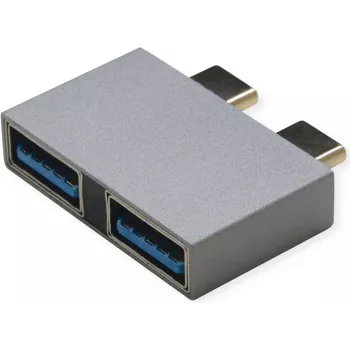 ROLINE USB3.2Gen1 Adptr. 2x C - A ST/BU - adapteris - skaitmeninis / duomenų (12.03.2947)