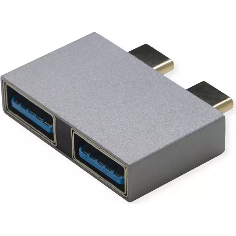 ROLINE USB3.2Gen1 Adptr. 2x C - A ST/BU - adapteris - skaitmeninis / duomenų (12.03.2947)