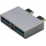 ROLINE USB3.2Gen1 Adptr. 2x C - A ST/BU - adapteris - skaitmeninis / duomenų (12.03.2947)
