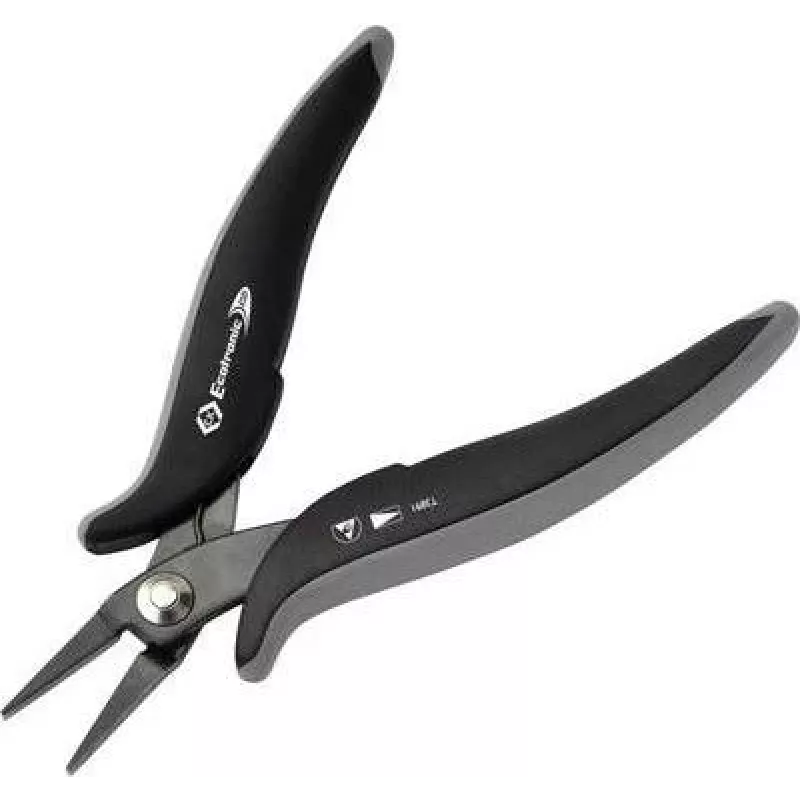 Plokščianosės replės c.k tools T3891 ESD 145mm, anti-statinės plokščiažandės replės