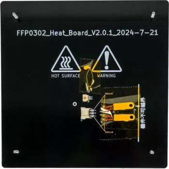 „Flashforge AD5X“ kūrimo plokštės šildymo plokštės mazgas (atsarginė dalis, modelis 20004650001)