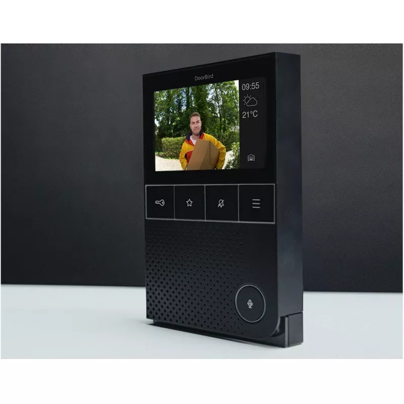 IP vaizdo domofonas DoorBird A1101 Juoda Edition — IP vaizdo prieigos valdymo durų stotelė (modelis A1101)
