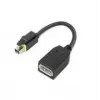 Lenovo 4X90Q93975 vaizdo kabelio adapteris Mini DisplayPort DisplayPort juodas