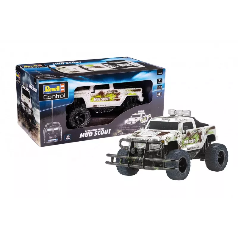 Revell New Mud Scout radijo bangomis valdomas modelis, plento sunkvežimis, elektrinis variklis