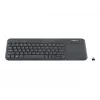 Logitech Wireless Touch Keyboard K400 Plus - klaviatūra - belaidė - 2,4 GHz - čekiška - juoda