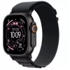 Išmanusis laikrodis Apple Watch Ultra 3 GPS + Cellular 49mm juodo titano korpusas su juodu Alpine Loop dideliu dirželiu