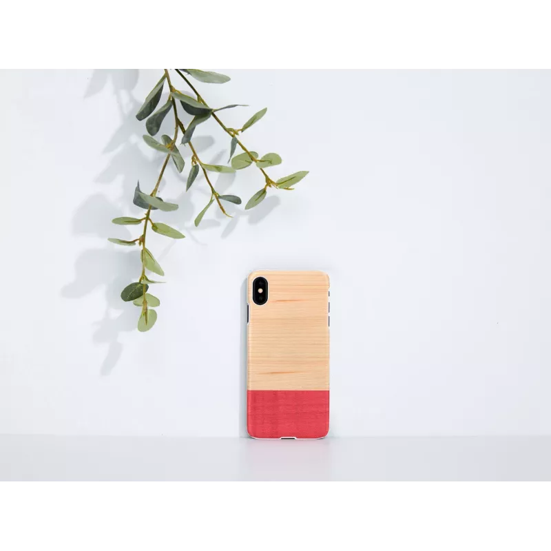 man and wood išmaniojo telefono dėklas, skirtas iPhone XS Max — baltas „miss match“
