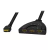 LogiLink - vaizdo/garso skirstytuvas/jungiklis - 3 x HDMI - Stalinis
