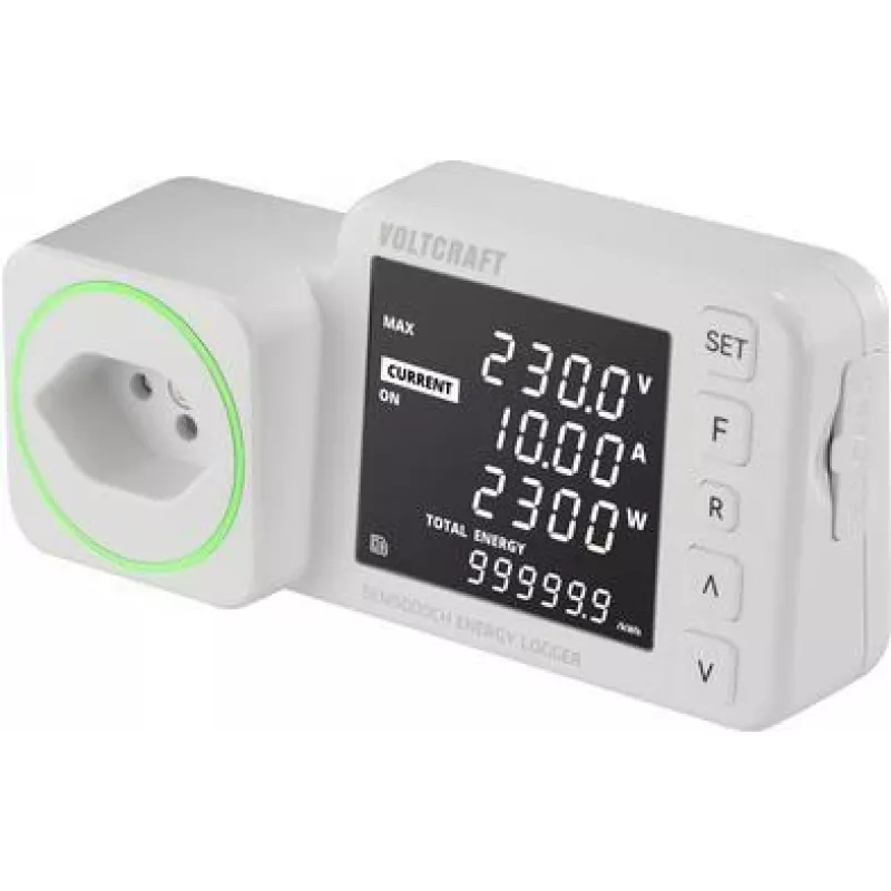 VOLTCRAFT SEM5000 CH Energiekosten-Measuring Instrument Kostenprognose, Alarmfunktion, Stromtarif adjustable, Datenloggerfunktion (VC-12936580)