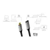 LogiLink USB laidas USB 3.2 Gen 2 CUA0105 0,5 m USB C juoda pilka