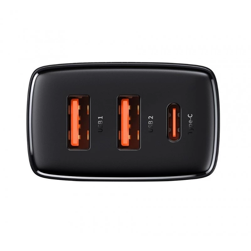 Baseus 30W USB įkroviklis QC PD3.0 Type C PD greitasis įkrovimas greitasis telefono įkroviklis, skirtas iPhone 17 16 15 14 13 12 Pro Max Xiaomi Samsung