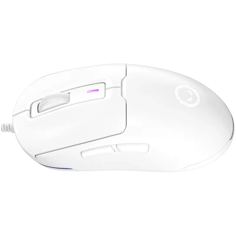 LORGAR MSA10, Ultralight Wired Gaming pelė Advanced, balta