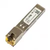 Tinklo komutatoriaus modulis MikroTik S-RJ01 — 1× Gigabit Ethernet (RJ-45), 1000 Mbps, 1,25 Gbit/s duomenų perdavimo sparta, 0,1 km perdavimo atstumas