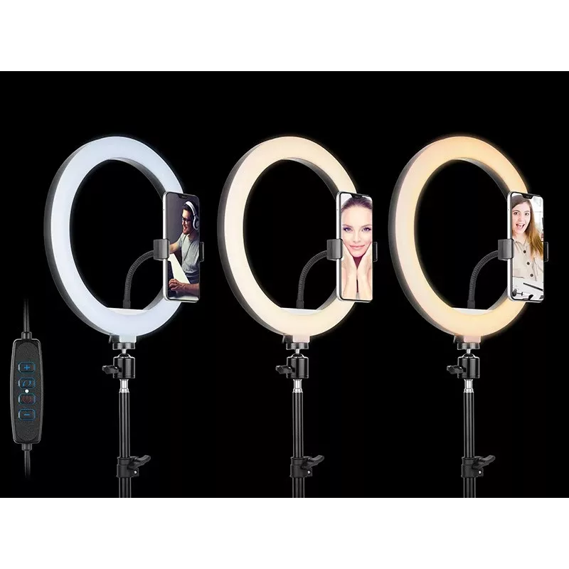 TRACER RING 30 cm žiedinė lemputė su trikoju 210 cm