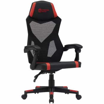 Canyon MCH01 - Flow - ergonomic gaming chair - black and red