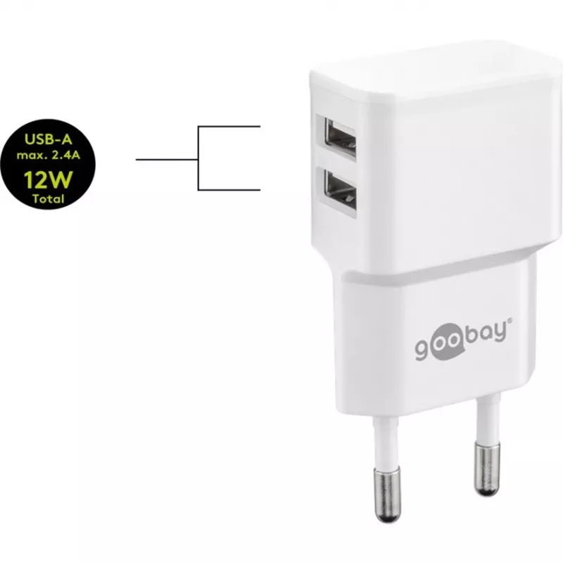 „Goobay 44985“ mobiliojo telefono laidas, baltas