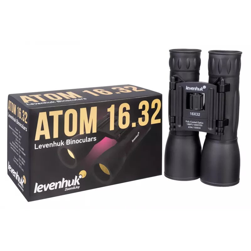 Levenhuk Atom 16x32 binoklis Roof Juoda