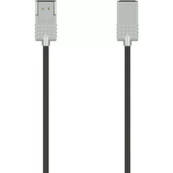 Hama Ultra-plonas HDMI laidas 1 m HDMI Type A (Standard) Juoda, Sidabrinė