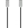 Hama Ultra-plonas HDMI laidas 1 m HDMI Type A (Standard) Juoda, Sidabrinė