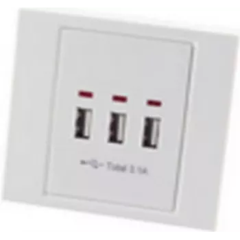 USB kištukinis lizdas ShiverPeaks BS60065 baltas