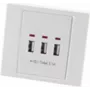 USB kištukinis lizdas ShiverPeaks BS60065 baltas