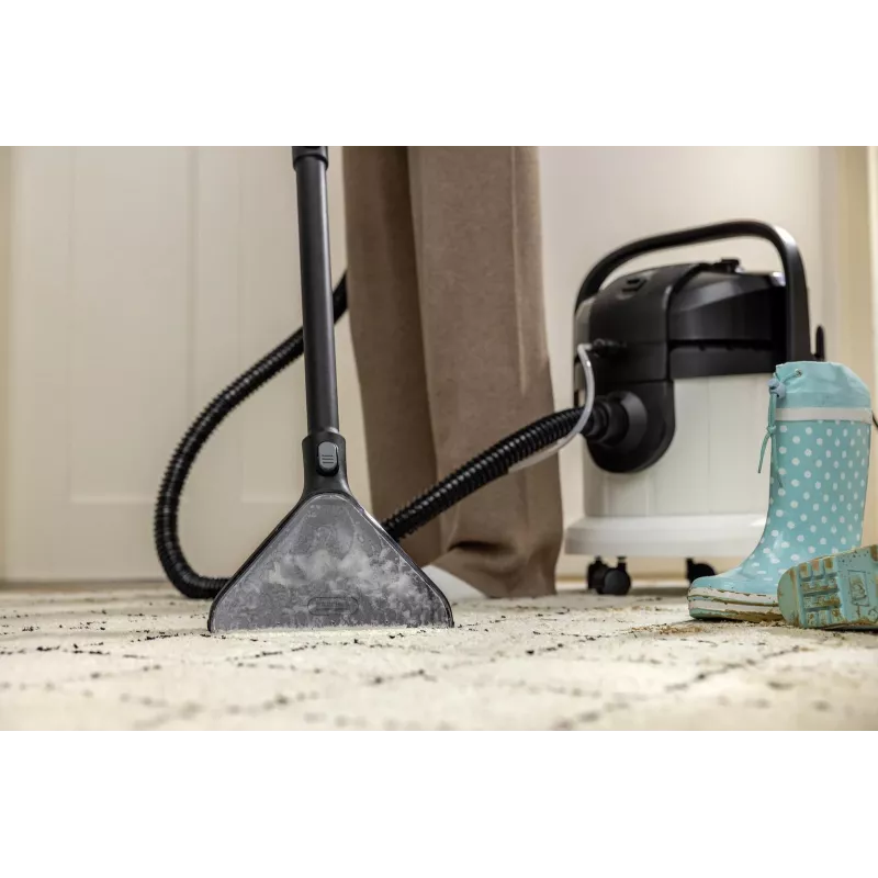 Dulkių siurblys | KARCHER | Įėjimo galia 1000 W | Dulkių talpa 4 L | Būgninis siurblys | Valymo tipas Sausas ir šlapias | Dulkių talpykla Be maišelio | Spalva Juoda/Pilka/Balta | 1.081-155.0