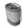 Camry Premium CR 8052 skalbimo mašina, kraunama iš viršaus, 3 kg, pilka, balta