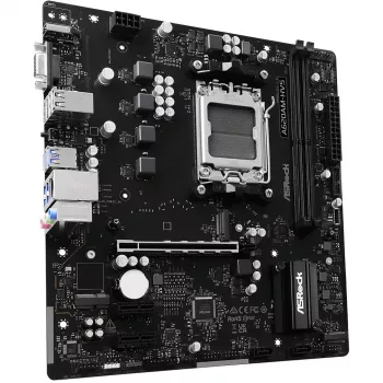 Motininė plokštė ASRock A620AM-HVS Micro ATX — AMD A620A mikroschemų rinkinys, Socket AM5, DDR5, 2 DIMM, iki 128 GB, HDMI 2.1, M.2 2280
